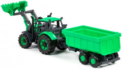 Трактор с прицепом и ковшом - Фото 2