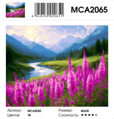 Картина по номерам «Луговые цветы» - Фото 1