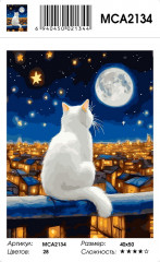 Картина по номерам «Фантазии кота» - Фото 1
