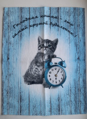 Набор полотенец кухонных «Кот и кролик» - Фото 3