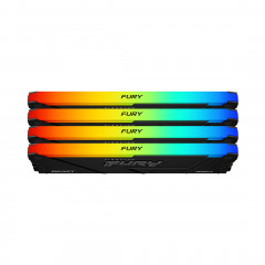 Комплект модулей памяти FURY Beast RGB KF432C16BB2AK4/128 DDR4 128GB (Kit 4x32GB) 3200MHz - Фото 2