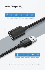 Кабель-удлинитель USB — USB 2.0 US103 - Фото 2
