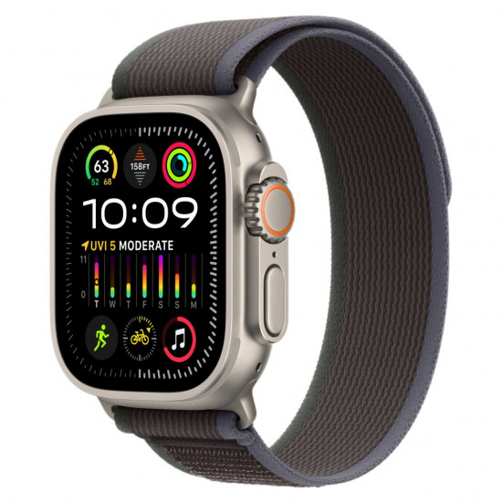 Ремешок для Apple Watch 49mm Blue/Black Trail Loop - S/M