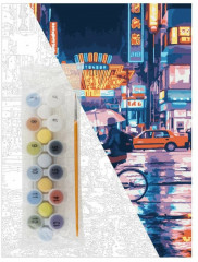 Картина по номерам «Ночной город» - Фото 2