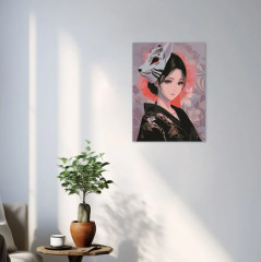 Картина по номерам «Леди Кицунэ» - Фото 3