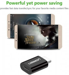 Переходник USB 3.1(m) Type C — MicroUSB(f) US157 - Фото 4