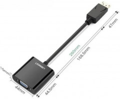 Конвертер DisplayPort на VGA adapter DP109 - Фото 1