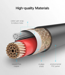 Кабель Audio(m) 6.35 mm-XLR(f), 2 m. AV131 - Фото 6