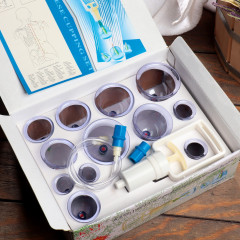 Набор банок акупункционного действия для вакуумного массажа с насосом - Фото 5