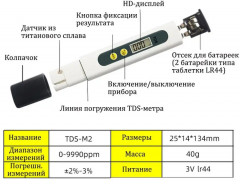 TDS-метр для воды - Фото 4