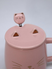 Кружка с крышкой и ложкой «Whiskers» - Фото 2