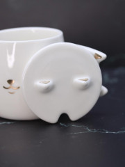 Кружка с крышкой и ложкой «Whiskers» - Фото 1