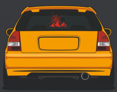 Наклейка на автомобиль - Фото 1