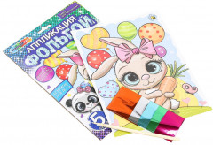 Аппликация из фольги «Зайчик» - Фото 1