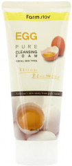 Пенка для умывания очищающая с яичным экстрактом - Фото 1