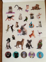 100 наклеек. Забавные животные - Фото 5