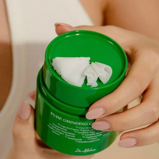 Гидрофильный бальзам-щербет на основе масла семян зеленого чая «Pure Grinding Cleansing Balm»