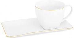 Чайная пара «Белая с золотом» - Фото 1