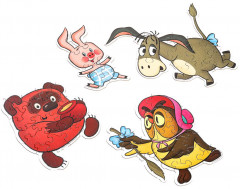 Набор макси-пазлов 4 в 1 «Союзмультфильм. Винни-Пух» - Фото 1