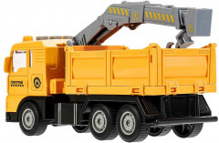 Машина инерционная «Самосвал с краном» - Фото 2