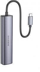 USB-адаптер для ноутбука HUB Type-C DH12 - Фото 4