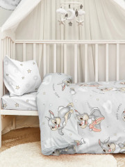 Комплект детского постельного белья «Заяц-топотун» - Фото 1