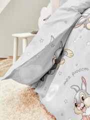 Комплект детского постельного белья «Заяц-топотун» - Фото 3