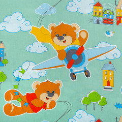 Комплект детского постельного белья «Улётные мишки» - Фото 4