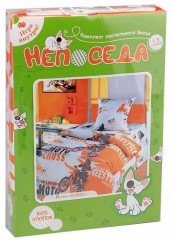 Комплект постельного белья "Принцесса на качелях" (1,5-спальный, бязь, 1 наволочка 70х70) - Фото 1