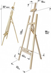 Мольберт разборный с выдвижной мачтой - Фото 10