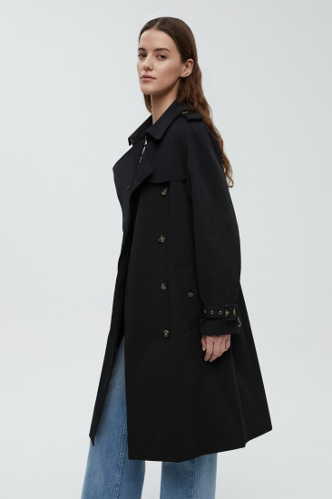 Тренч женский двубортный с рукавом реглан