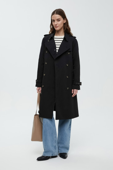 Тренч женский двубортный с рукавом реглан