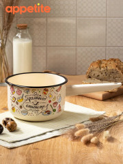 Ковш эмалированный «Приятного аппетита» - Фото 5