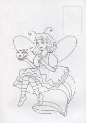 Сказочные персонажи. Раскраска с наклейками - Фото 1