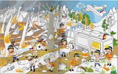 Пожарные-спасатели. 70 наклеек - Фото 4