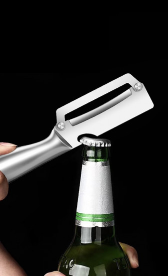 Овощечистка стальная с открывашкой