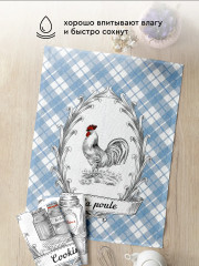 Набор вафельных полотенец «Kitchen provance» - Фото 3