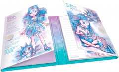 Канцелярский мини-набор для записей с блокнотом, ручкой и стикерами - Фото 2