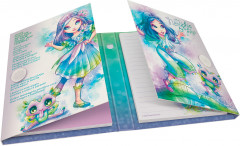 Канцелярский мини-набор для записей с блокнотом, ручкой и стикерами - Фото 2