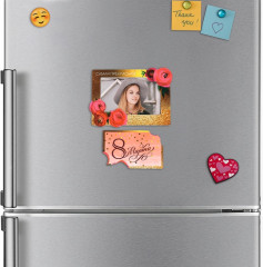 Магнит-фоторамка «Самая прекрасная. 8 Марта» - Фото 2