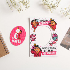 Магнит-фоторамка «Богиня. 8 Марта» - Фото 3