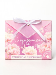 Чай подарочный травяной с предсказанием «С праздником» - Фото 1