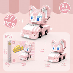 Конструктор из миниблоков «Pink kitten» - Фото 1