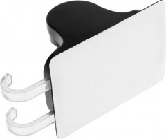 Держатель для душевой лейки регулируемый с крючком Z122 - Фото 2