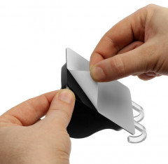 Держатель для душевой лейки регулируемый с крючком Z122 - Фото 4