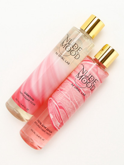 Набор подарочный для женщин с ароматом пиона и розы «Гель для душа и и шампунь для волос»