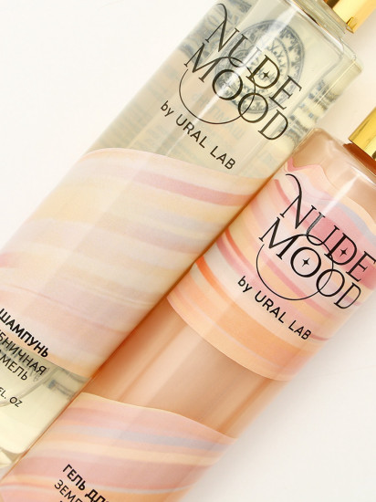 Набор подарочный для женщин с ароматом карамели и земляники «Гель для душа и и шампунь для волос»