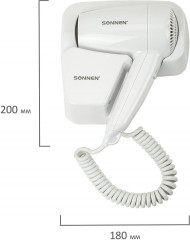 Фен для волос настенный HD-2101 - Фото 12