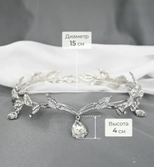 Тиара с камнями - Фото 4