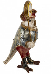 Фигурка декоративная с часами «Попугай» - Фото 1